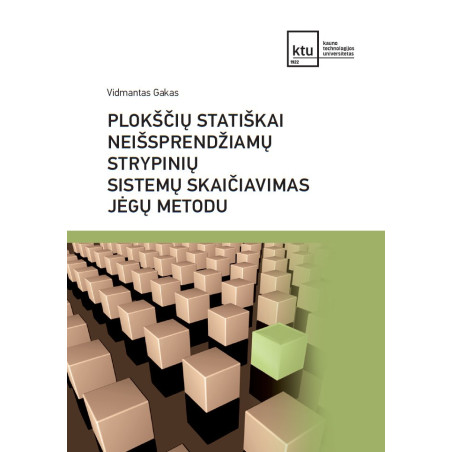 Plokščių statiškai neišsprendžiamų strypinių sistemų skaičiavimas jėgų metodu