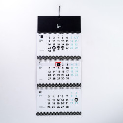 Wall calendar 2025 (III parts)