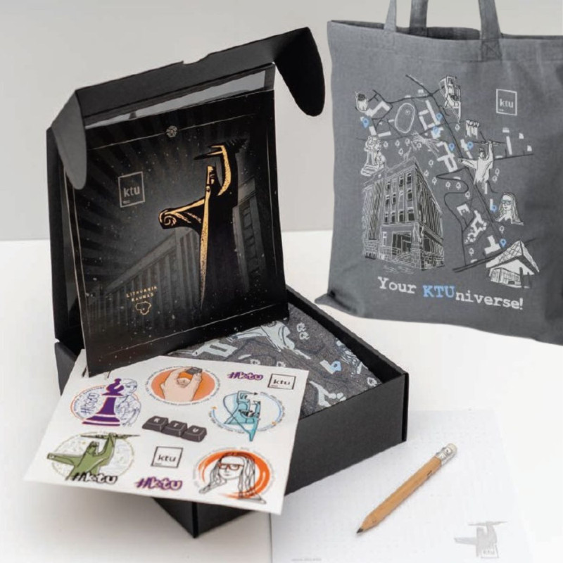 Dovanų rinkinys (su grafito spalvos maišeliu)