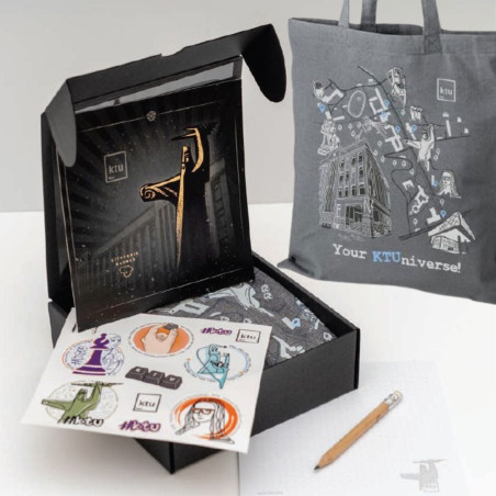 Dovanų rinkinys (su grafito spalvos maišeliu)