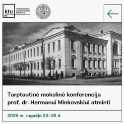 PhD Student Registration Fee for The International Scientific Conference Dedicated to the Memory of Prof. Dr. Hermann Minkowski