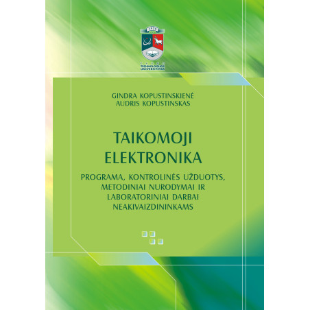 Taikomoji elektronika. Programa, kontrolinės užduotys, metodiniai nurodymai ir laboratoriniai darbai neakivaizdininkams