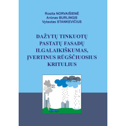 Dažytų tinkuotų pastatų fasadų ilgalaikiškumas, įvertinus rūgščiuosius kritulius